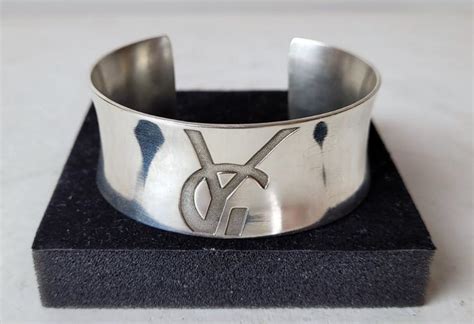 yves saint laurent bracelet silver|yves Saint Laurent jewellery.